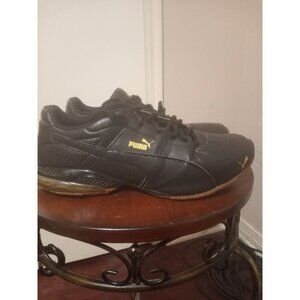 PUMA 18996902 Cell Surin 2 Premium Sneaker Black Gold Men's Size US 10